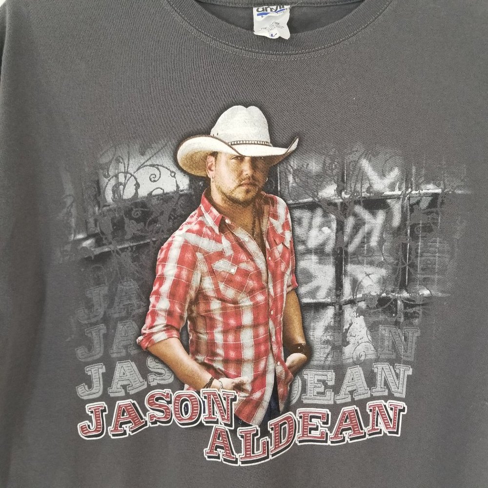 ⭐Jason Aldean 2011 Tour T-Shirt Country Music Tee